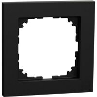 MERTEN M-Pure-Rahmen 1fach schwarz matt M-Pure