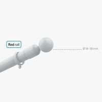 Nedis VORHANG ROBOTER ST-SCHIENE (BTMC10WT1PC WS)