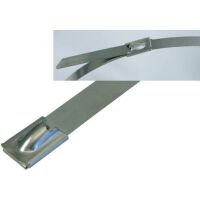 Multipack Haupa STAHLKABELBINDER SS 316 MIT KU (262940/200) - 100 Stück
