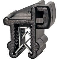 Multipack 100 Stück Haupa Solarclip seitlich 90° Kabelbinder 200x4,8mm