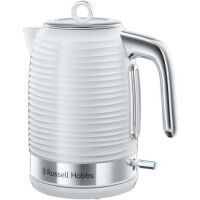 Russell Hobbs Inspire - 1.7 L - 2400 W - White - Plastic - Water level indicator - Overheat protection