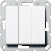 GIRA 283203 - 2P - White - 250 V - BS EN 60669-1 - 250 V - 10 A