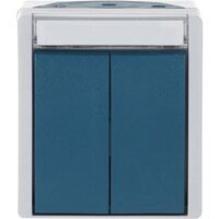 BUSCH JAEGER 1484-0-0374 - Buttons - Blue,Grey - IP44 - 10 A - 250 V - CE