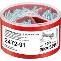 Kaiser Elektrotechnik SCHRAUBEN-BOX 3,2X15/25/40MM (A2472-91 JE 100 ST.)
