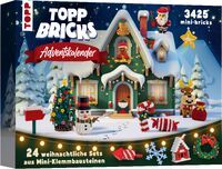 frechverlag GmbH TOPP Bricks Adventskalender  24 weihnachtliche Sets aus Mini-Klemmbausteinen