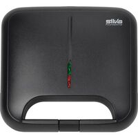 Silva Homeline SANDWICHMAKLER 750 W, SCHWARZ (ST 2000          MSW)