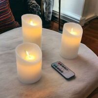 SHX LED KERZEN MIT FERNBED 3-PACK (SHXCLSW02RT       WS)