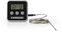 MELISSA Fleischthermometer / bis zu 250°C / Alarm Timer / LCD Display