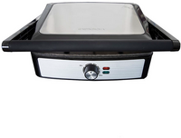 GASTRONOMA Kontaktgrill 18240001 18240001 Panini / Tischgrillplatte schwarz/silber