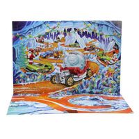 Mattel Hot Wheels Adventskalender 2026, 10 Spielzeugfahrzeuge im Maßstab 1:64, 14 Zubehörteile und 1