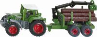 SIKU 1645 Traktor mit Forstanhänger