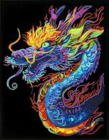 Carletto Deutschland GmbH Diamond Painting Neon Drache