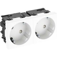 OBO STECKD.33°, 2-FACH 250V,10/16A (STD-D3SC RW2)