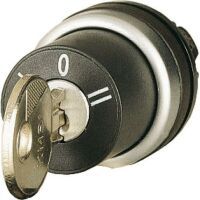 Eaton M22-WS3 - Key-operated switch - Black,Silver - Plastic - IP66 - 29.7 mm - 39.6 mm