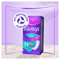 3x Always Daily Fresh Slim Flexistyle Slipeinlagen 100 Stück, Mit Frischeduft, Ultra-dünn Und Passend Für Alle Slipformen 