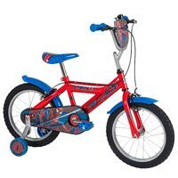 United Wheels (Netherlands) B.V. Huffy Marvel Spider-Man 16-Zoll-Fahrrad, für Kinder von 4 bis 6 Jah