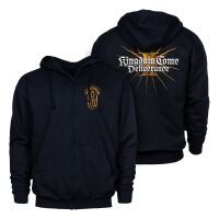Kingdom Come Deliverance II Zipper Hoodie \"Temporary Keyart\" Navy S