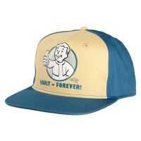 Fallout Snapback \"Vault Forever\" Blue/Yellow English