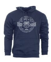 The Witcher Hoodie \"School of the Wolf\" Blue XXL English