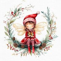 TI-FLAIR Lunch-Serviette "Christmas Fairy" 20er Pack - 12 Stück
