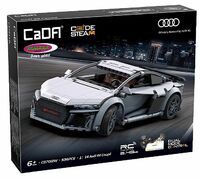 Jamara e.K. CaDA Audi R8 Coupé 1:14 grau 2,4GHz Bricks