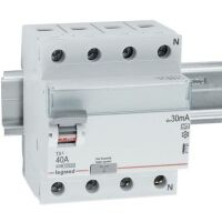 Legrand FI-SCHALTER 40A 4P 30MA A (411765           TX3)