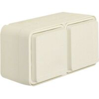 Berker SSD 2F WAAGRECHT PW MATT (47843512)