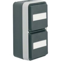 Berker SSD 2F SENKR.M.BF, GRAU MATT (47703535)