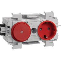 Hager STECKDOSE/SCHALTER FRONTR. ROT (GS11013020)