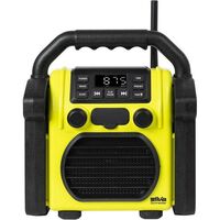 Silva Schneider BAUSTELLEN PLL RADIO AKKU IP55 (BR 230 BT  NEON GRÜN)