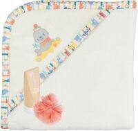 Heless Puppen-Bade-Set ''Ahoi'' mit Kaputzenbadetuch aus Flauschmaterial mit Holz-Shampoo und Wellne