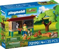 PLAYMOBIL Ländlicher Kaninchenstall