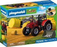 PLAYMOBIL Großer Traktor mit Heuballen