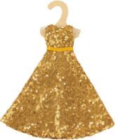 Heless Time2Shine Paillettenkleid ''Goldstar'' für Modepuppen der Größe 29 cm