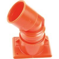 Multipack Dietzel WINKEL-VERBINDUNGSTÜLLE ORANGE (VBT 20/45) - 20 Stück