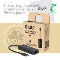 Club 3D Club3D Adapter USB-C > RJ45 10Gbps                St/Bu retail (CAC-2531)