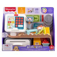 Mattel Fisher-Price elektrisches Lernspielzeug für Kleinkinder Lernspaß Meine erste Spielkasse, mehr