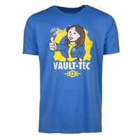Fallout T-Shirt \"Okey Dokey\" Blue L Englisch