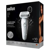 Braun Silk·épil 9, Wet & Dry Epilierer, Langanhaltend glatte Haut, 9-241