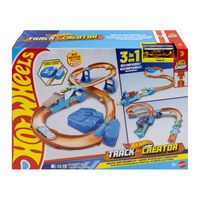 Mattel Hot Wheels Track Creator Beschleuniger-Sprung-Schnellstrecke-Set