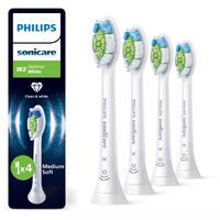 Philips Ersatz-Zahnbürste HX6064/87 Optimal Weiß (4er Pack) weiß