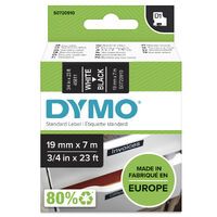 DYMO D1  Schriftband 45811  19mmx7.0m weiß   ->schwarz (S0720910)