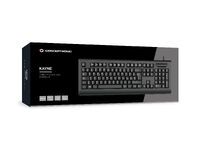 CONCEPTRONIC USB Tastatur +Smart ID-Kartenleser Layout IT sw (KAYNE01IT)