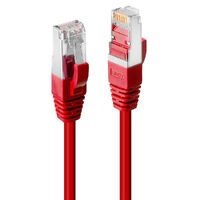 Lindy Cat.6 SSTP / S/FTP PIMF Premium 0.5m - 0.5 m - Red