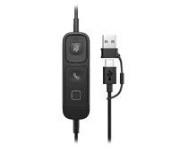HP Poly Mission 425 Stereo USB Wired Headset Bulk WW (C01B6A6#AC3)