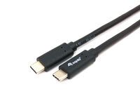 Equip Kabel USB-C3.2->C Gen1     PD60W  St/St  0.50m schwarz (128348)