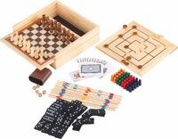 VEDES Großhandel GmbH - Ware Classic Games Holz-Spielesammlung 50 in 1