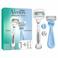  Gillette Venus Intimate, Rasierer +2 Ersatzklingen 