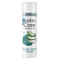Multipack 6x Gillette Satin Care Damenrasiergel, Aloe Vera Glide, 240ml 