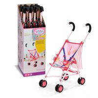 Zapf BABY born Kinderwagen mit Tasche Pink